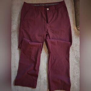 Bonobos Golf Men's Chinos in Deep Burgundy
